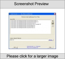eMail Extractor Screenshot